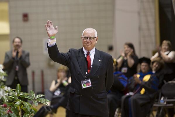 PrezOno's tweet photo. My love and respect to Greg Hand. Mr UC. Thanks for 36 great years. Enjoy your retirement. We will miss you. http://t.co/BiUXUmIB4O