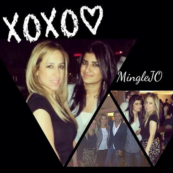 HadeelShihadeh's tweet image. W/ Manwa Awad at #minglejo #Jo #osix