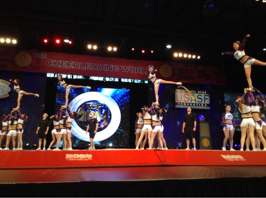 USASF Cheer on Twitter "The ladies CheerAction from Colombia start