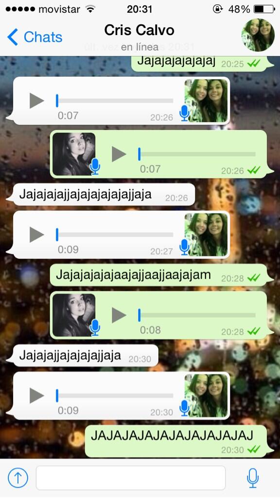 miriamlober's tweet photo. Mmmmm bueno pues las conversaciones entre @crisscall y yo se resumen en... Jajajaja #quejándonos #sinhacernada http://t.co/fiOrfiMujk