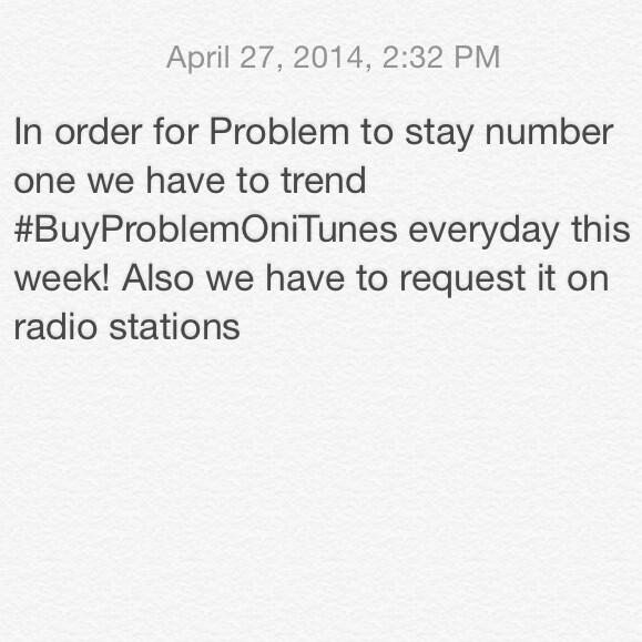 grandemomentzz's tweet image. #PreOrderProblemOniTunes #ProblemAtMidnight #GetProblemToNumber1 #GetProblemToNumberOne #ProblemTonight