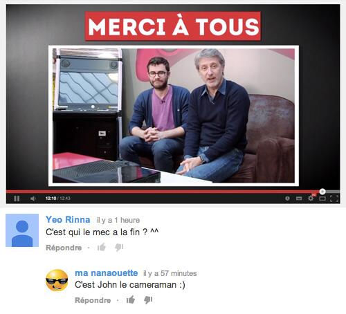 CyprienGaming's tweet photo. John, notre caméraman, a pris un coup de vieux dans les commentaires... http://t.co/PhzsqfTLu5