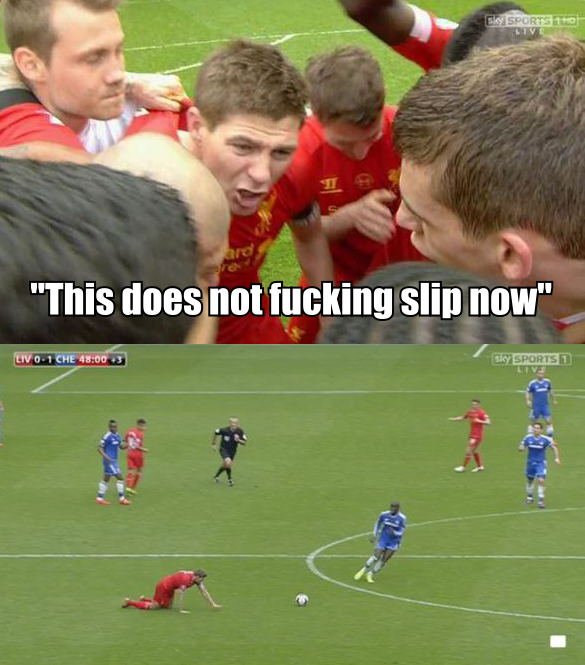 BmPFS7gCEAEG0TU Steven Gerrard slips Memes & Jokes flood the internet after Liverpool 0   Chelsea 2