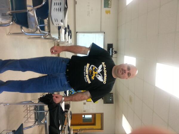 BassfieldHigh's tweet photo. BHS preparing to go "Beast Mode" on MCT2 &amp; SATP2! Thanks to Armistad Law Firm for t-shirts! http://t.co/CbWXGC1arA