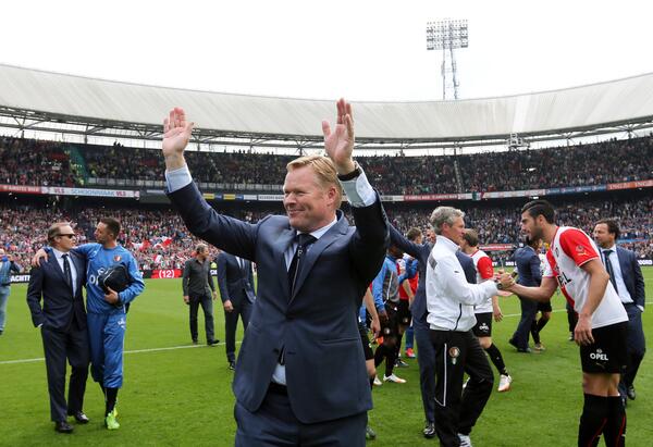 Feyenoord's tweet photo. Koeman dankbaar voor periode bij Feyenoord http://t.co/4VgrOIv4tx #FEYcam http://t.co/gSY9DgP6w2