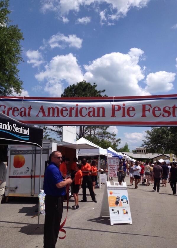 clattanzio001's tweet photo. At the great American pie fest, most American thing I've ever done #USA http://t.co/ZAf5HjDbw5