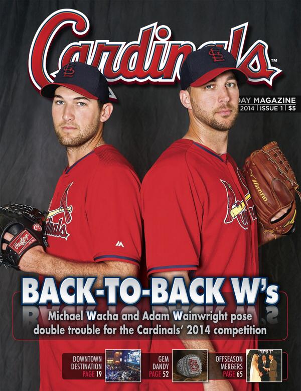 Cardinals's tweet photo. Want to win an autographed #WachaAndWaino edition of #CardsMag? Here’s your chance. (1 of 4) http://t.co/JZ6AEOoGSP