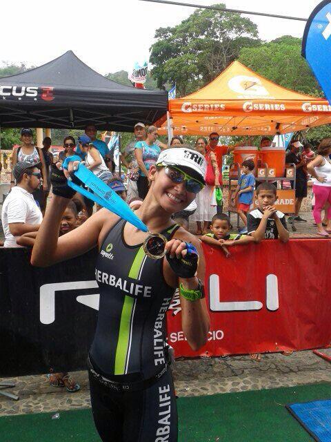 Carolina Dementiev, Miss Panamá 2008 gana #TriatlónPortobelo!! Felicidades!!