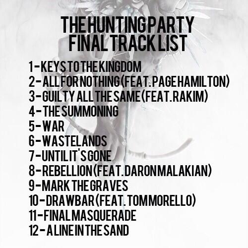 Linkin Park The Hunting Party Tour Song List Linkin Park The Hunting Party Tour Song List