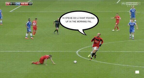 BmPctg3CcAEUcGD Steven Gerrard slips Memes & Jokes flood the internet after Liverpool 0   Chelsea 2