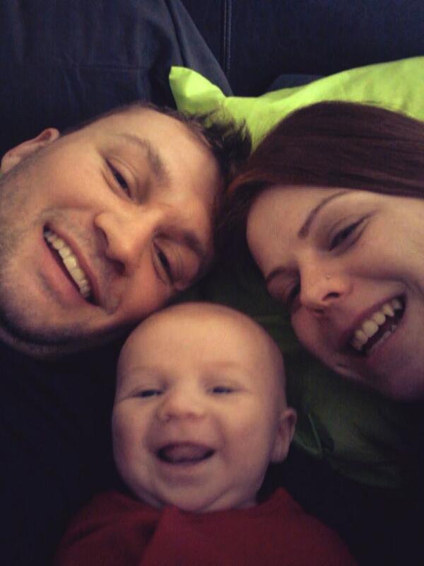 mikepck's tweet photo. #IAMHOT #25KSELFIE  **Jaykobs first smile**! http://t.co/aCp6mfuq0Z