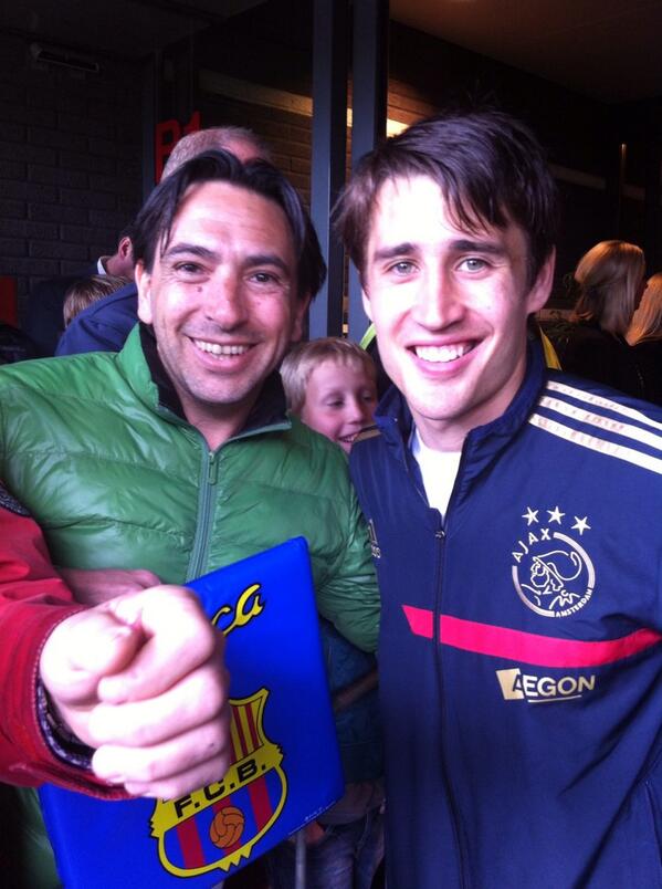 JoseRomero1969's tweet photo. @BoKrkic kampioen met Ajax en volgend jaar weer bij Barca te bewonderen hopelijk! Felicidades campeon! http://t.co/BMuPVnReHG
