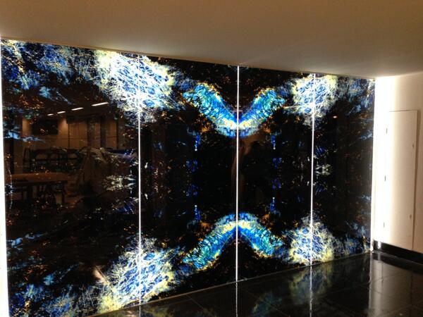 DAGInterLTD's tweet image. #designhighlights #backlitstone #floortoceiling #glassart #glassinstallation #london #receptionentrance #happyclient