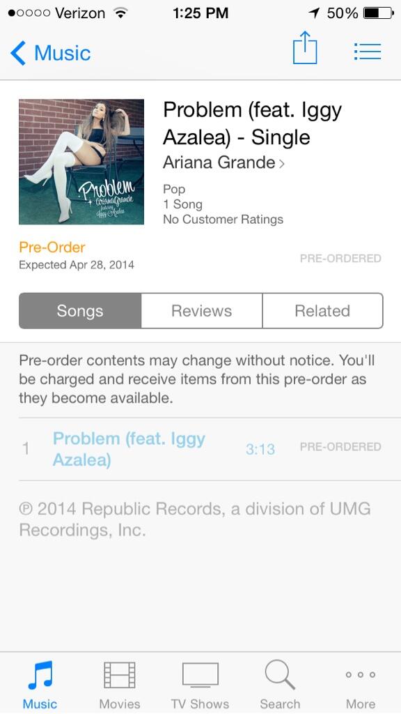 TheWayArianaX's tweet image. Im so EXCITED!!!!!!!! #ProblemAtMidnight @ArianaGrande  #PreOrderProblemOniTunes