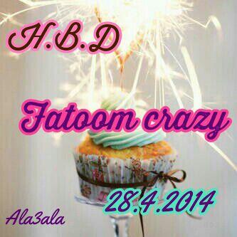 Remxsa96's tweet image. Happy birthday #7bb fatoom w 38bal million sna 
@fatoom_crazy