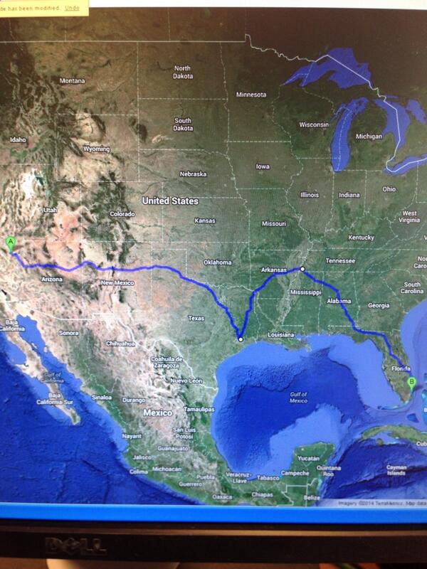 gavinking91's tweet photo. 39 days until this is road trip is being done! #Vegas to #Miami http://t.co/xujg1IsmcR