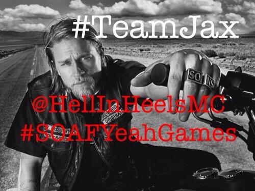 HellinHeelsMC's tweet photo. @ChuckZito Hey Chuck! Could we bother you for a follow for #SOAFYeahGames #TeamJax? http://t.co/r06wwZOXGE