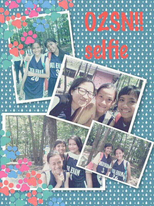 Ini waktu aku abis lomba basket :3 (yg pake kacamata-sama temen2) -CL