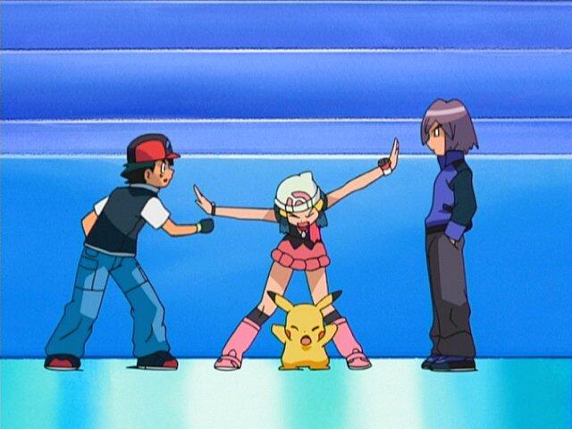 Pokemon Dp ヒカリ シンジとサトシはしばしば って言うか最後のライバル戦が終わるまでずっと対立してたけど そのたびにヒカリが仲裁してたんだよね ２００６年６月１２日の回のこのシーン 初めて仲裁に入ったのじゃないかな Http T Co 0buimpfdxk