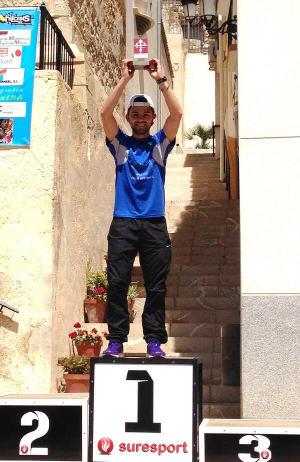 MULA un muleño gana la prueba de montaña de Ulea. más información en facebook COMARCA RIO MULA