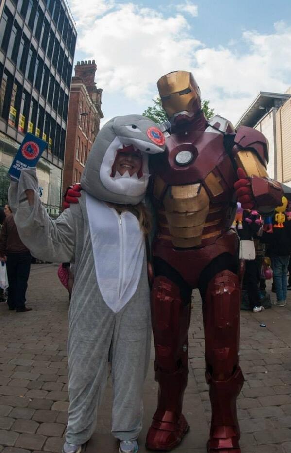 Bite_Backmanc's tweet photo. With Iron Man behind us Manchester will soon be a shark fin soup free zone. http://t.co/znW1gmG1ju