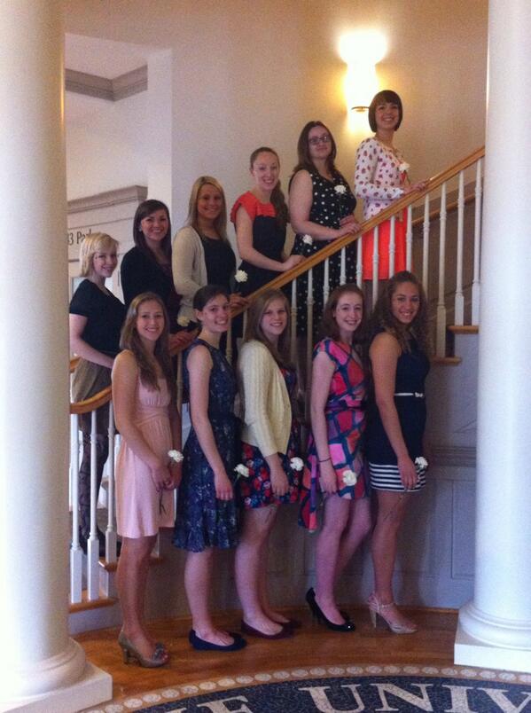 AllMaineWomen's tweet image. Congratulations to the All Maine Women and @Seniorskulls Class of 2015 on this very happy induction day! #tothetrees