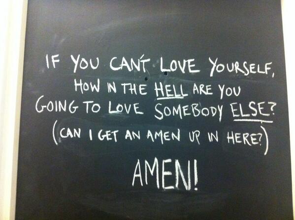 Bathroom mantra at Redfern HQ @CorinneRedfern