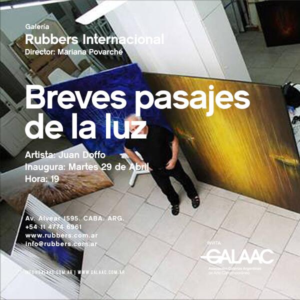 GALAAC_arg's tweet photo. [INAUGURACIÓN] Quedan todos invitados a la inauguración de la Galería Rubbers Internacional | @cchatruc @alicearte http://t.co/1jX3E7eDuT