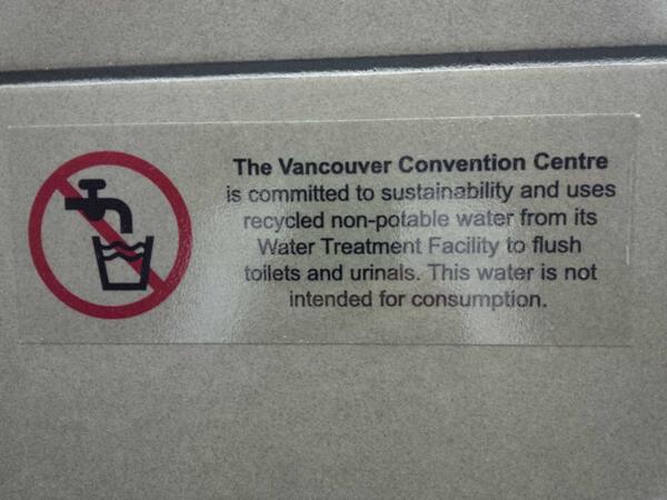 Cmdr_Hadfield's tweet photo. Somewhere a lawyer is happy, but for the rest of us, this sign wasn't really necessary. http://t.co/wqLlEQBgXX