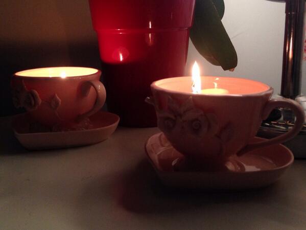 Charlotte Stone On Twitter Love My Tea Cup Candles Shabby
