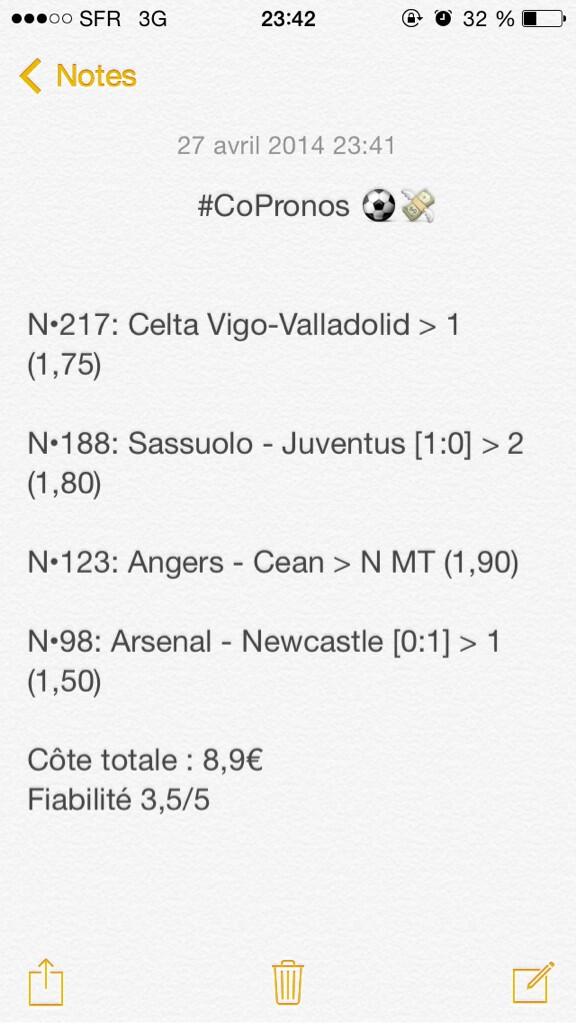 CoPronos's tweet image. Pronos de demain ! #ParionsSport #TeamWin ⚽️⚽️💸