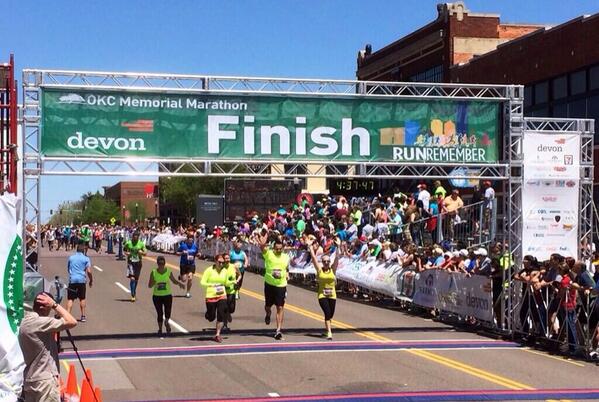 okcthunder's tweet photo. Big congrats to the record 26,000 runners in today's @OKCMarathon, A Run to Remember. You made a difference! @OKCNM http://t.co/5ZaQy2nHDt