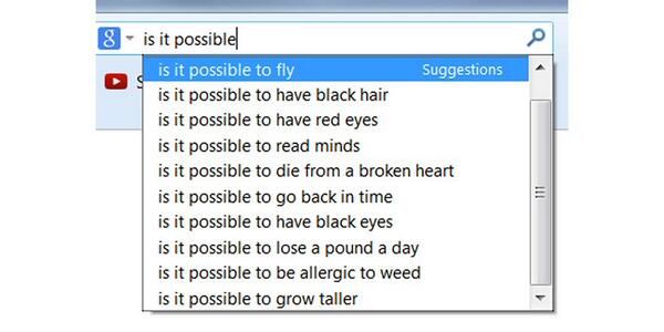 pickover's tweet photo. I started typing "Is it possible," and here is what Google began to suggest. https://t.co/10zcP3x2lm