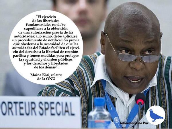 fanzinero's tweet photo. Conoce lo que dice la ONU sobre el debate "permiso" o "notificación" de manifestaciones http://t.co/nKhjm1a9kB