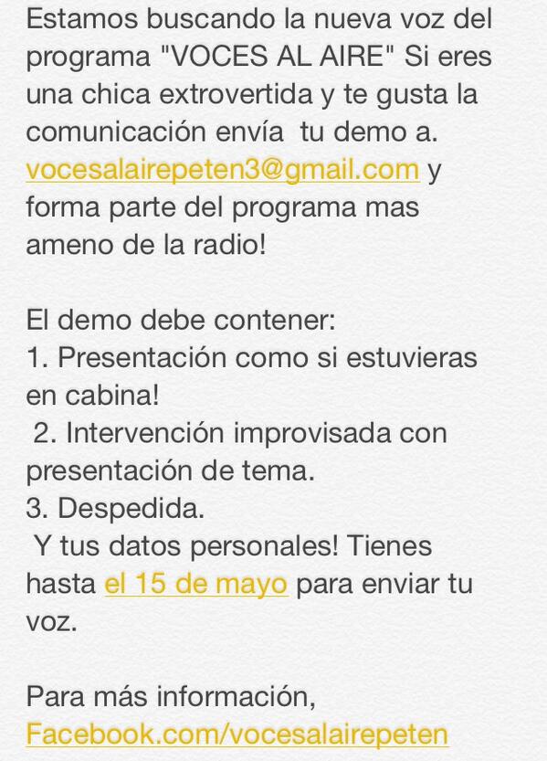 Vocesalaire's tweet photo. http://t.co/bGkBbPtgY9