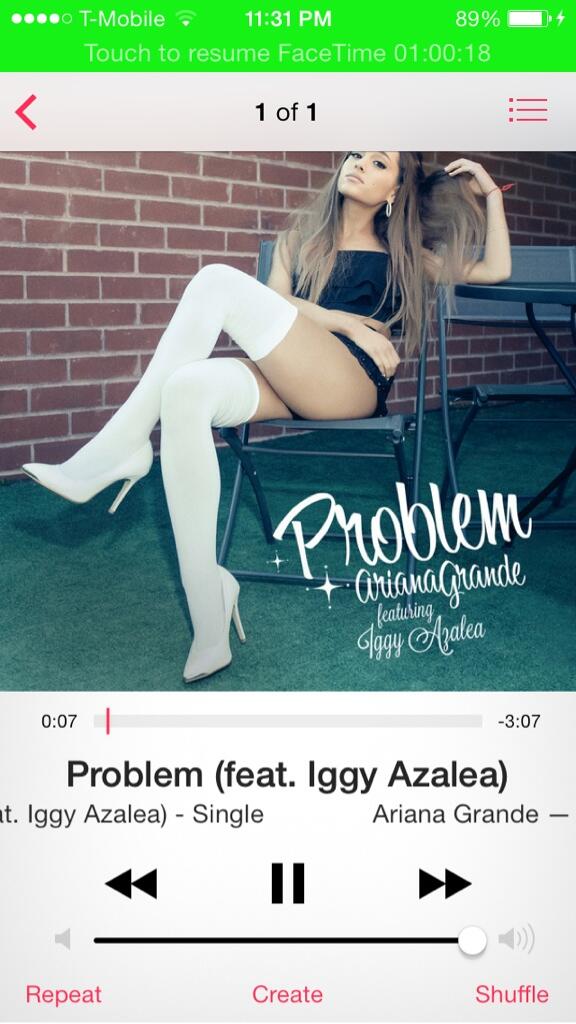kiarahsmind's tweet image. Problem is out now!!! OMFG BEST SONG EVER. So proud of you girl! #arinator #problemisout