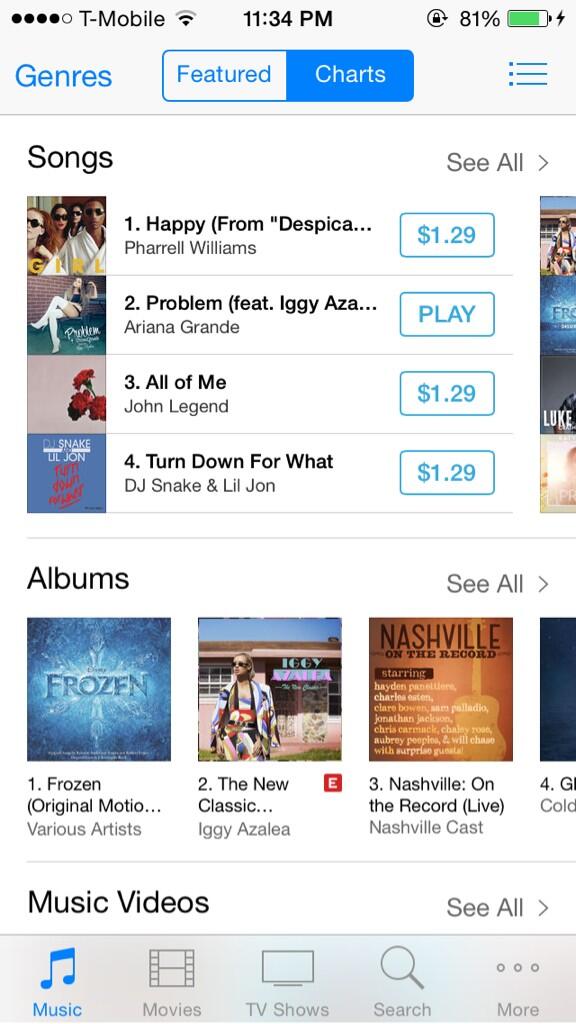 danielpolich's tweet image. UM IT SHOULD BE NUMBER ONE @ArianaGrande @IGGYAZALEA #GetProblemToNumberOne 🙌🙌🙌😎