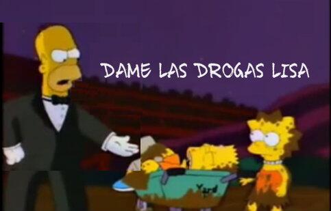 Frases Los Simpsons on X: "dame las drogas lisa! http://t.co/pxyu3itGJR" / X