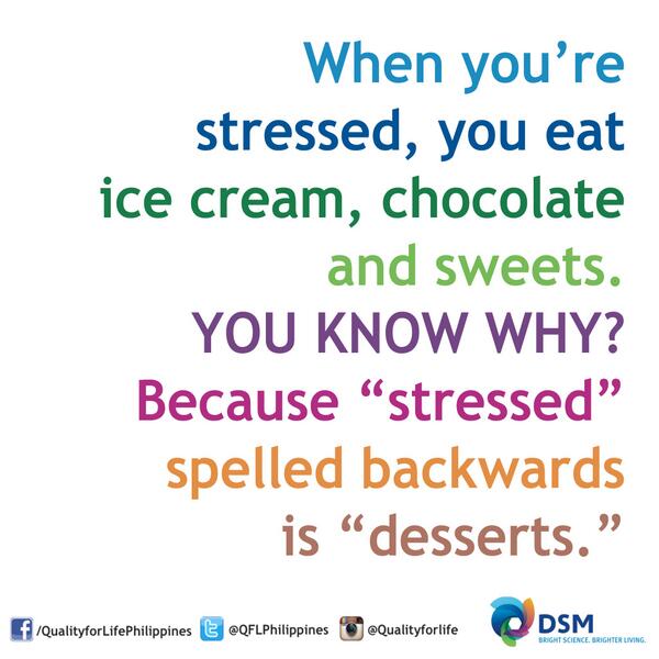 QFLPhilippines's tweet photo. AVOID #STRESS, AVOID EXTRA #WEIGHT. #QFLtip #DSMinspires #DSMfitness #exercise #fitness #quotes #Philippines #follow http://t.co/6w1Qs2FpQ3