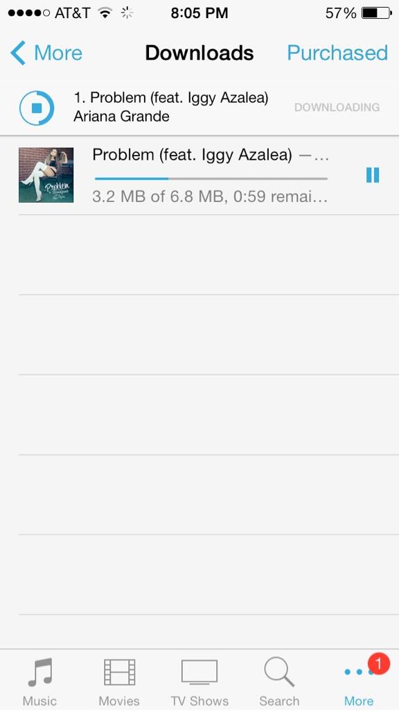 Gavinckss's tweet image. @ArianaGrande FINALLY!!!!! 😭😭😭😭 #BuyProblemOniTunes #ProblemOutNow