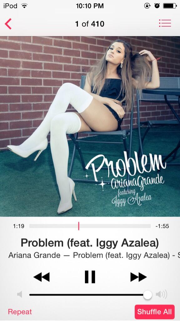swaggiepurplejb's tweet image. My goshhhhhhhh 😍🙌 @ArianaGrande #ProblemOutNow