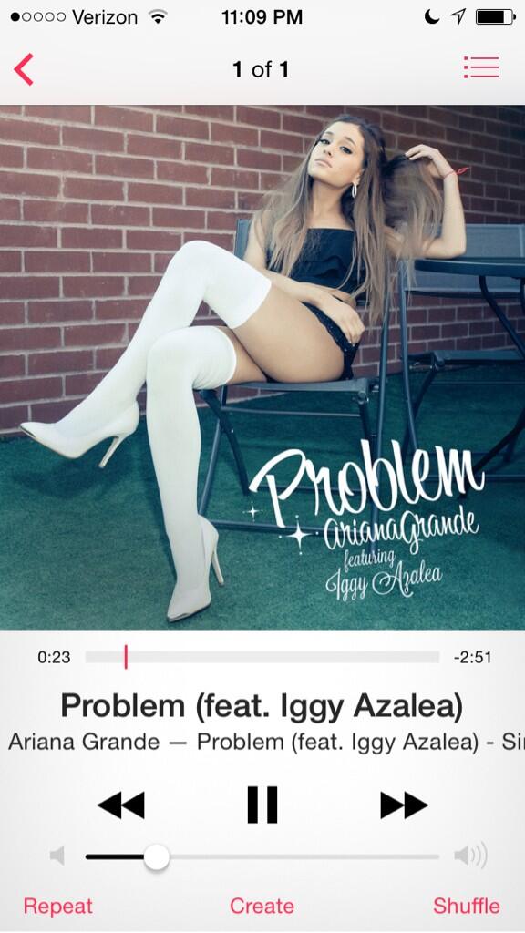 ArianaGrande845's tweet image. #ProblemIsOut #BuyProblemOniTunes This song is amazing! @ArianaGrande is so talented!