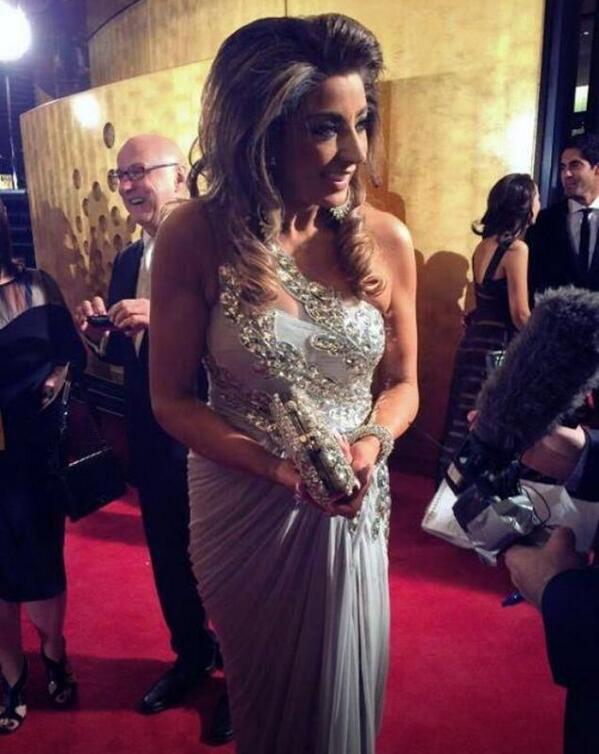 BELLUCCIO_'s tweet photo. @Gina_Liano rocksthe #logiesredcarpet in @BELLUCCIO_ #RealHousewivesOfMelbourne http://t.co/3Xg71UD4nw