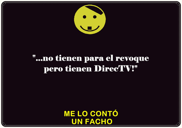 Melocontunfacho's tweet photo. Otra de las más votadas, el facho que se enfurece de ver la antenas por ahí.
#MeLoContoUnFacho http://t.co/YXdIQYZjL5