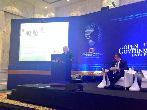 UAEICP's tweet image. .@AnatLewin - ICT Policy Specialist - World Bank in Washington DC talking about the #ODRA methodology! #OpenDataID