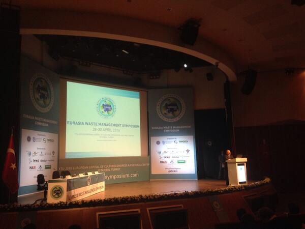 tayced's tweet photo. @EURASIA_2014 Atık Sempozyumu İBB Genel Sekreteri Sn. Prof.Dr.Adem Baştürk hocamızın konuşmasıyla başladı. http://t.co/GK3dAirMNY