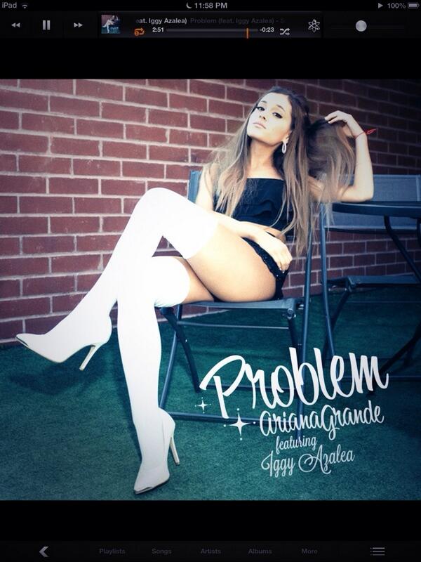 OhSnapItsDasha's tweet photo. Ahh I LOVE IT #BuyProblemOniTunes #ProblemJustBrokeARecord @ArianaGrande @joangrande @FrankieJGrande and @IGGYAZALEA http://t.co/h48wG30knN