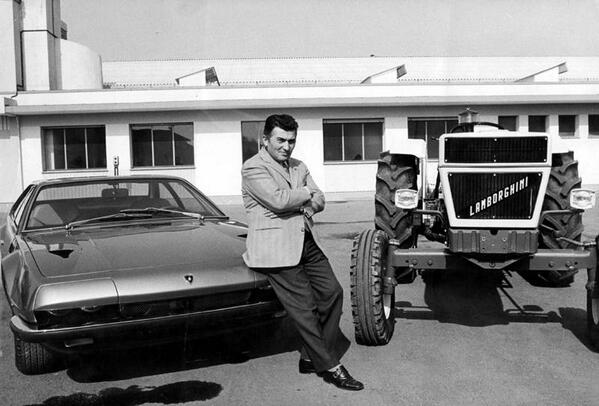 LaVidaEnTinta2's tweet photo. Un día como hoy, hace 108 años, el 28 de abril de 1916 nacía Ferruccio Lamborghini. http://t.co/FnT0ppmA5j