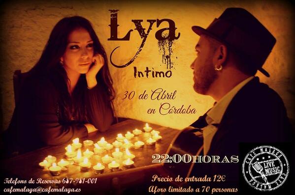 LolaRecordsES's tweet photo. ¡Qué mejor forma de empezar bien el puente que con un concierto de @lya_cordoba!
Miércoles 30-Abril en @cafemalagalm http://t.co/Hi0NebOaCE