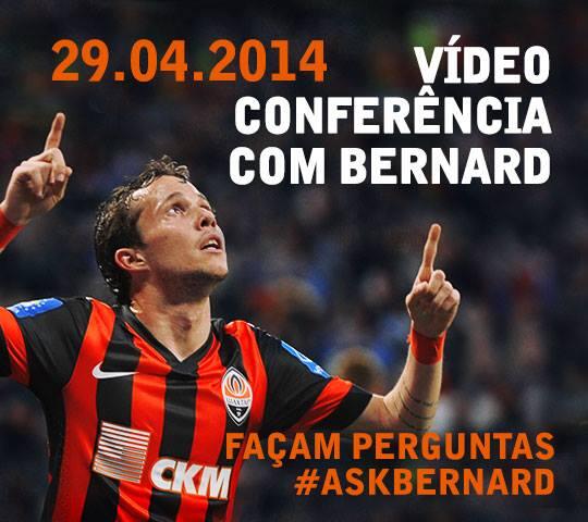 shakhtar_brasil's tweet photo. Não Percam! @b_10duarte vai responder às perguntas dos fãs no dia 29 de abril!
Enviam perguntas usando #AskBernard! http://t.co/Xhii0wMQZY